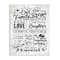 Stupell Industries Our Family Recipe Motivational Kitchen Phrases Life Ingredients Wall Plaque